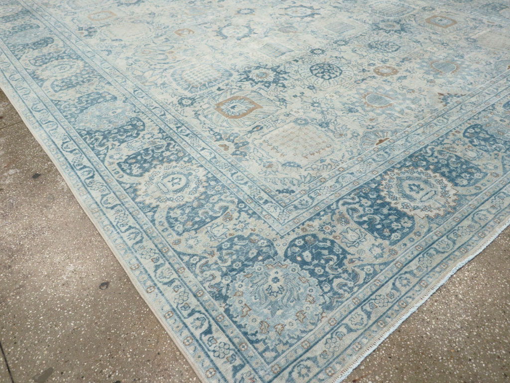 Antique Persian Tabriz Room Size Carpet, No.30872 - Gss