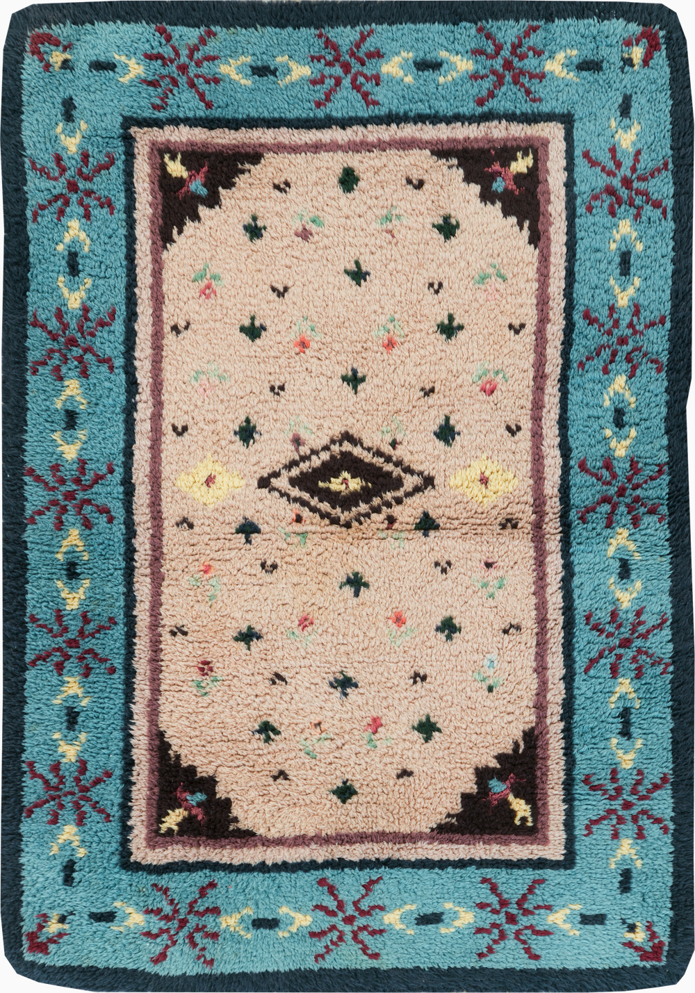 Vintage European Shag Rug, No.30874 - Gss
