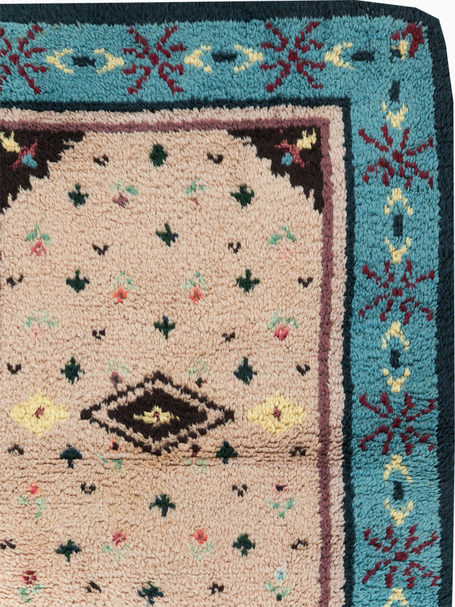 Vintage European Shag Rug, No.30874 - Gss