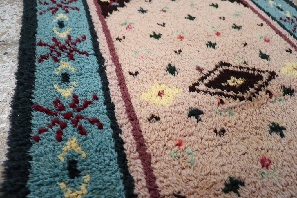 Vintage European Shag Rug, No.30874 - Gss