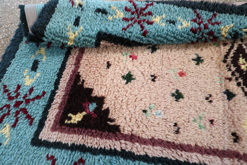 Vintage European Shag Rug, No.30874 - Gss