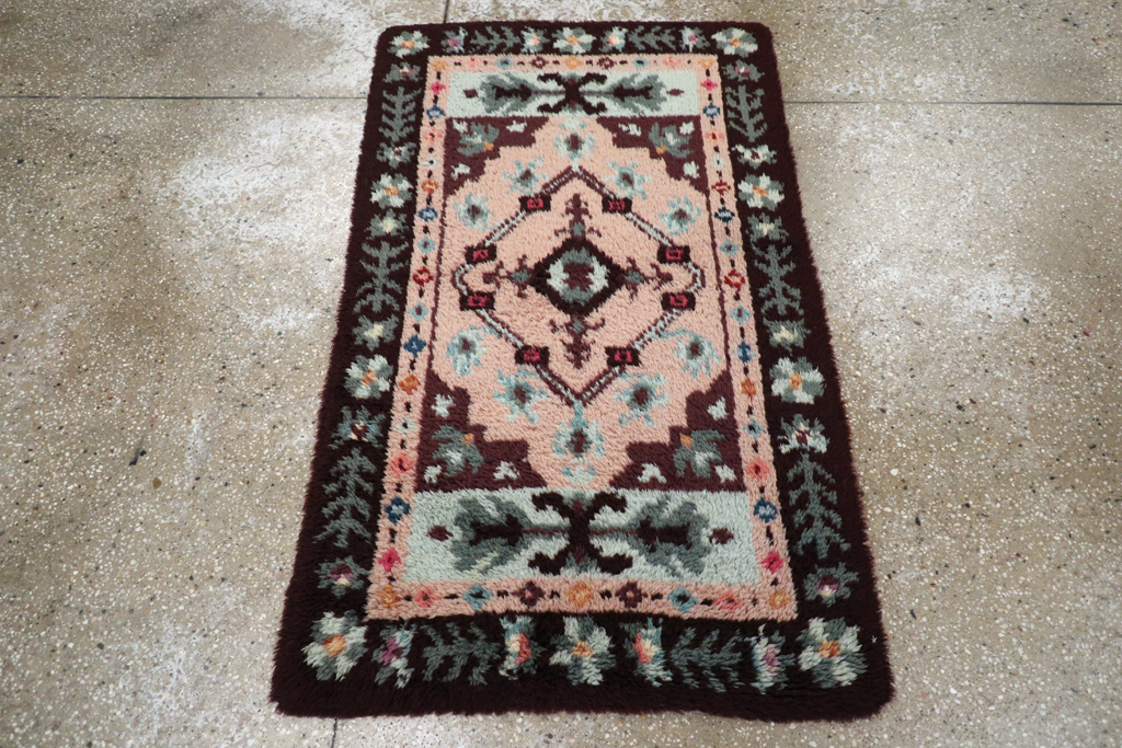 Vintage European Deco Rug, No.30877 - Gss
