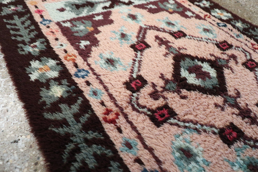 Vintage European Deco Rug, No.30877 - Gss