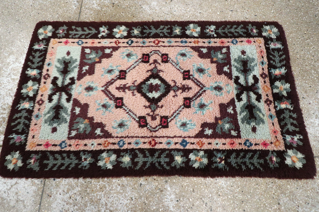 Vintage European Deco Rug, No.30877 - Gss