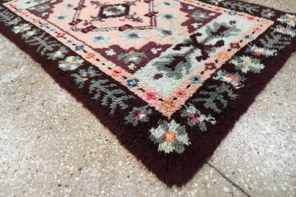 Vintage European Deco Rug, No.30877 - Gss