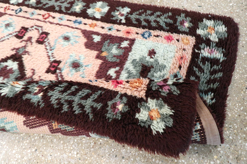Vintage European Deco Rug, No.30877 - Gss