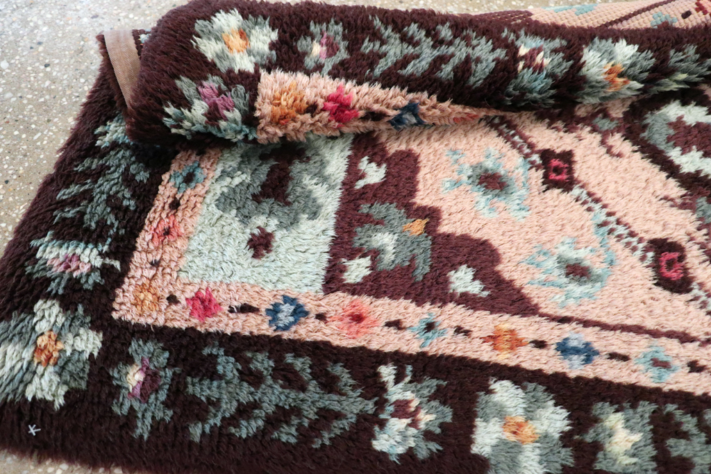 Vintage European Deco Rug, No.30877 - Gss