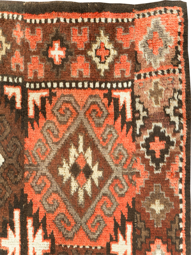 Vintage Central Asian Turkoman Gallery Rug, No.30878 - Gss
