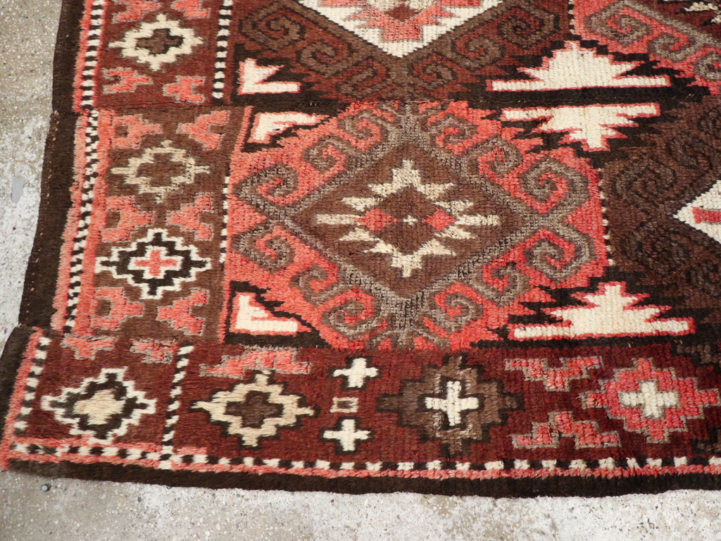 Vintage Central Asian Turkoman Gallery Rug, No.30878 - Gss