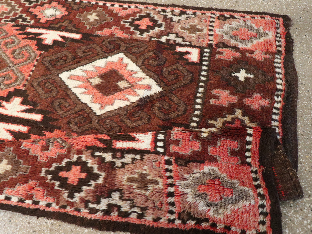 Vintage Central Asian Turkoman Gallery Rug, No.30878 - Gss