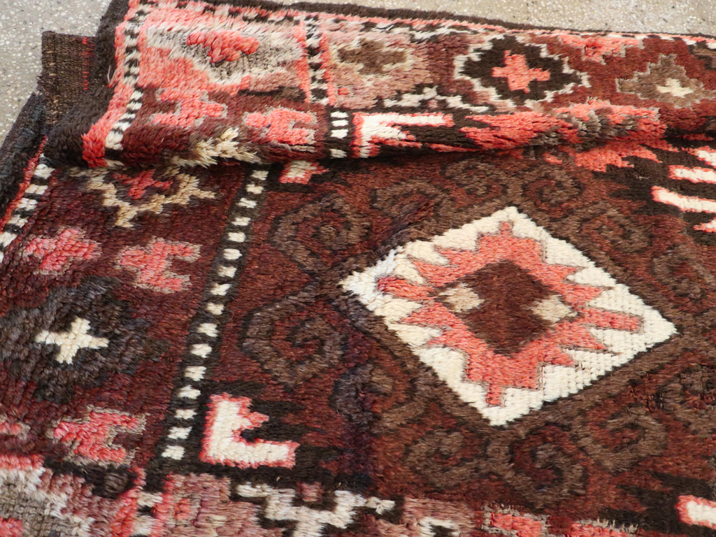 Vintage Central Asian Turkoman Gallery Rug, No.30878 - Gss