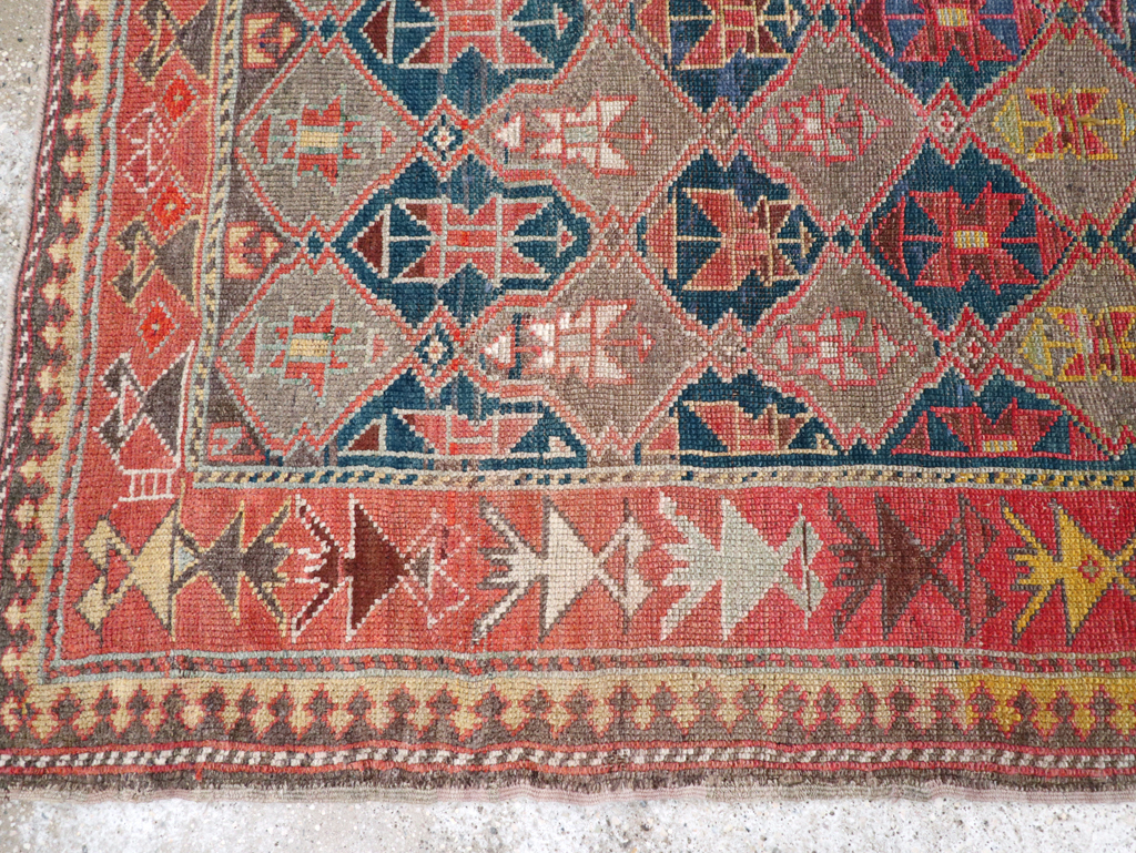 Antique Caucasian Kazak Rug, No.30894 - Gss