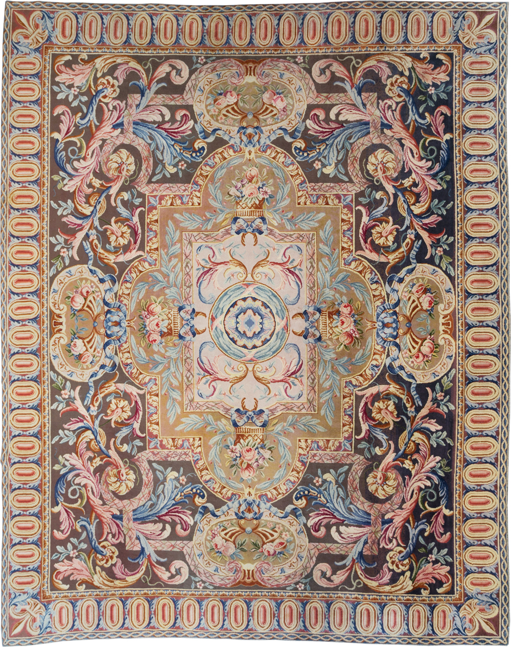 Antique French Savonnerie Large Room Size Carpet, No.30897 - Gss