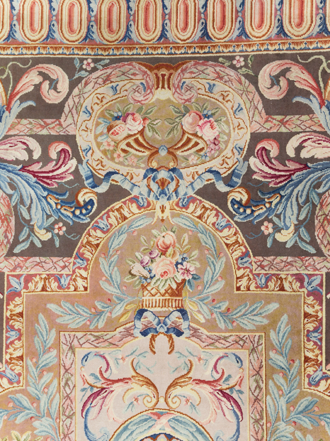 Antique French Savonnerie Large Room Size Carpet, No.30897 - Gss