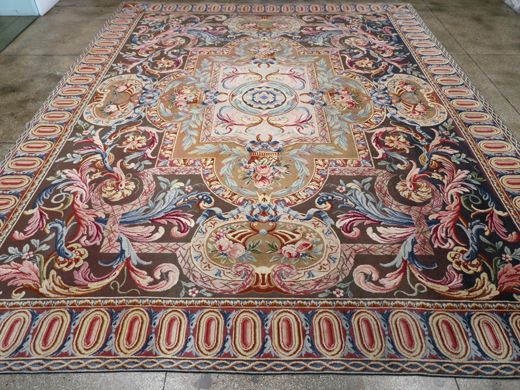 Antique French Savonnerie Large Room Size Carpet, No.30897 - Gss