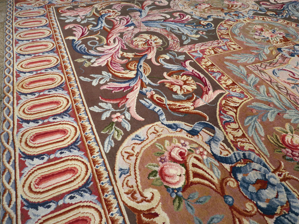 Antique French Savonnerie Large Room Size Carpet, No.30897 - Gss