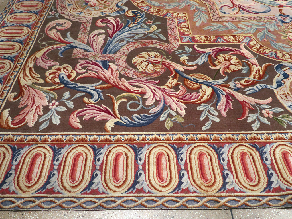 Antique French Savonnerie Large Room Size Carpet, No.30897 - Gss
