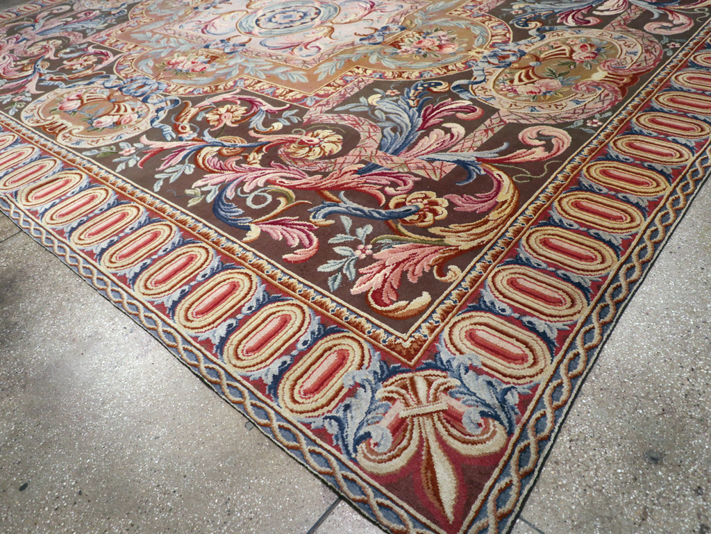 Antique French Savonnerie Large Room Size Carpet, No.30897 - Gss
