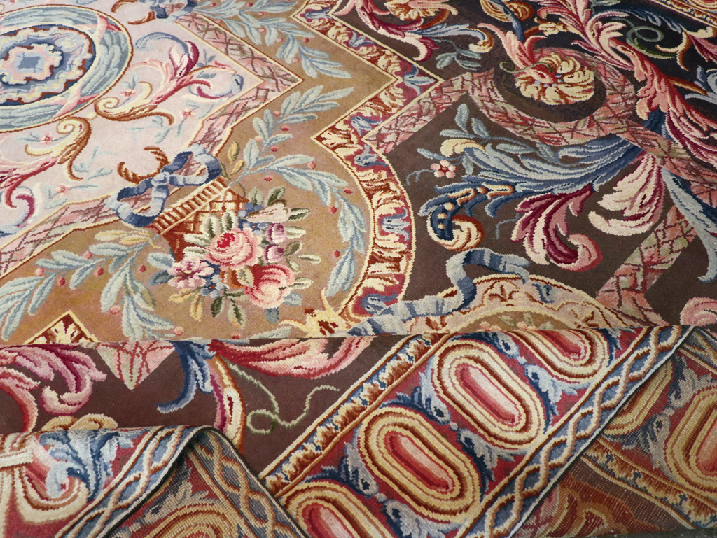Antique French Savonnerie Large Room Size Carpet, No.30897 - Gss