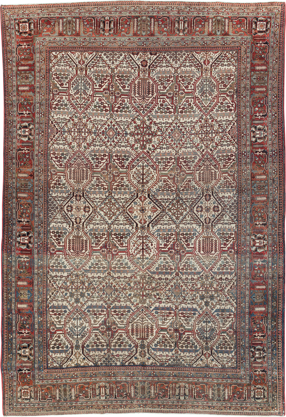 Vintage Persian Joshegan Carpet, No.30898 - Gss