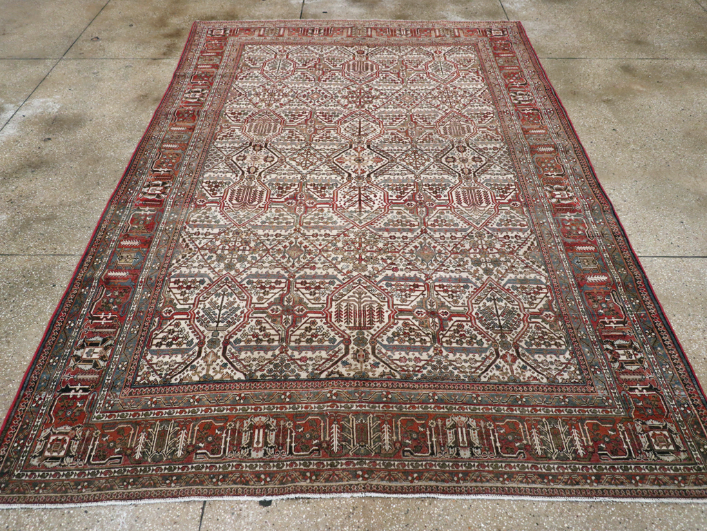 Vintage Persian Joshegan Carpet, No.30898 - Gss