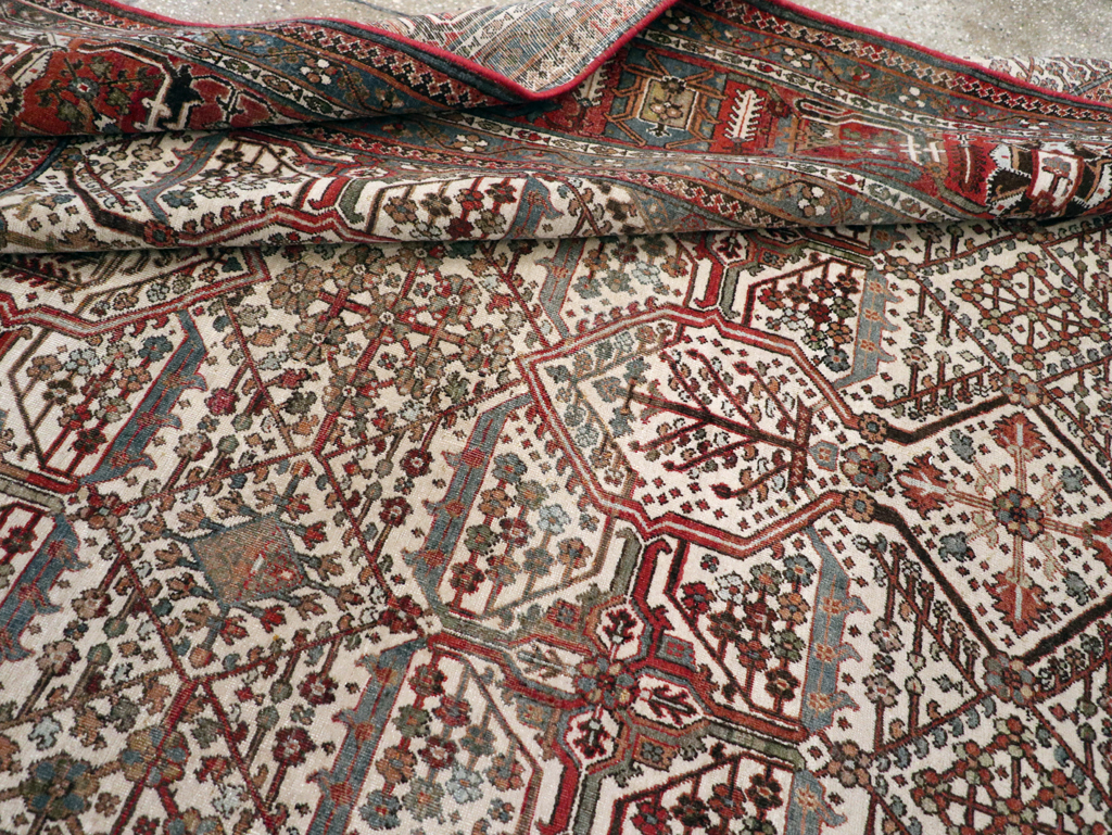 Vintage Persian Joshegan Carpet, No.30898 - Gss