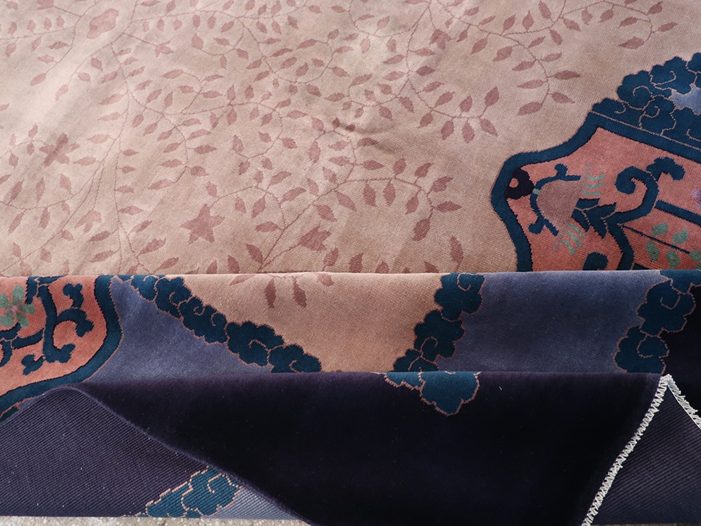 Vintage Chinese Art Deco Room Size Carpet, No.30901 - Gss