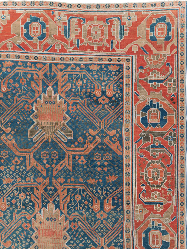 Antique Persian Bakshaish Room Size Carpet, No.30903 - Gss