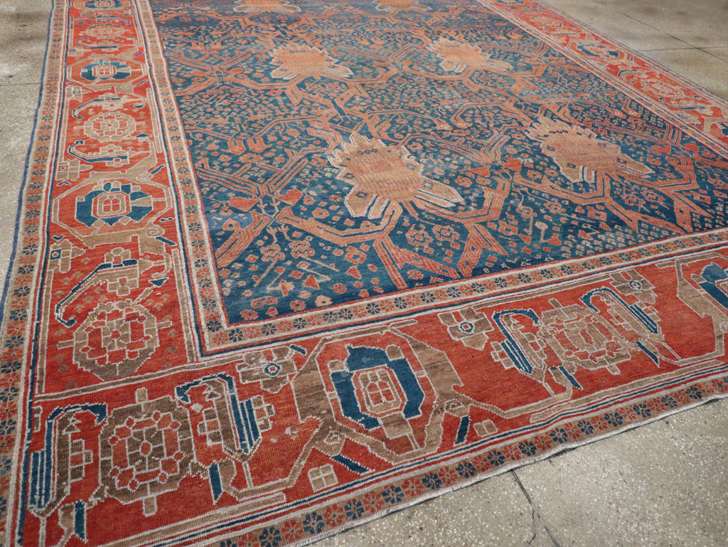 Antique Persian Bakshaish Room Size Carpet, No.30903 - Gss