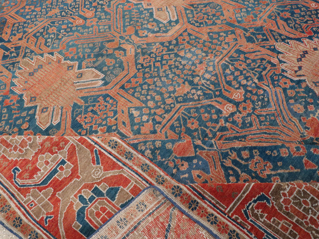 Antique Persian Bakshaish Room Size Carpet, No.30903 - Gss