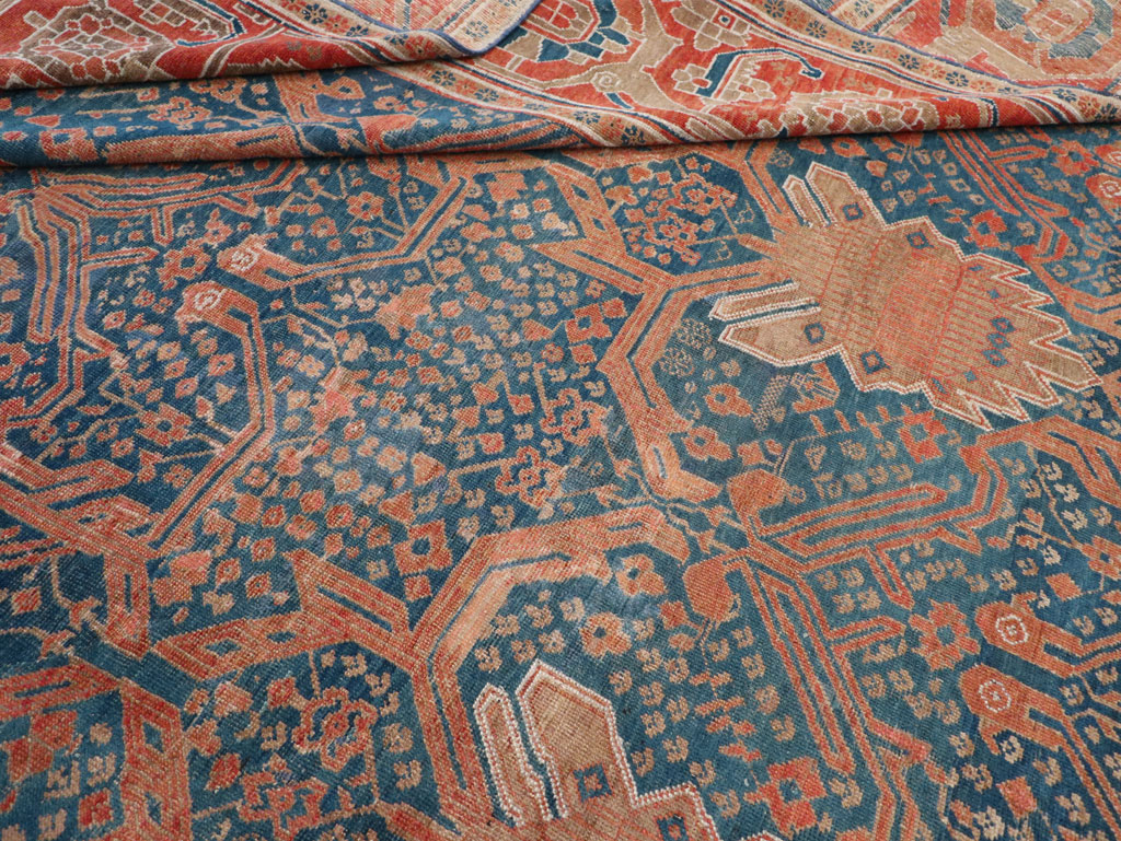 Antique Persian Bakshaish Room Size Carpet, No.30903 - Gss