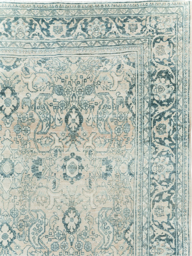 Vintage Persian Bidjar Room Size Carpet, No.30905 - Gss