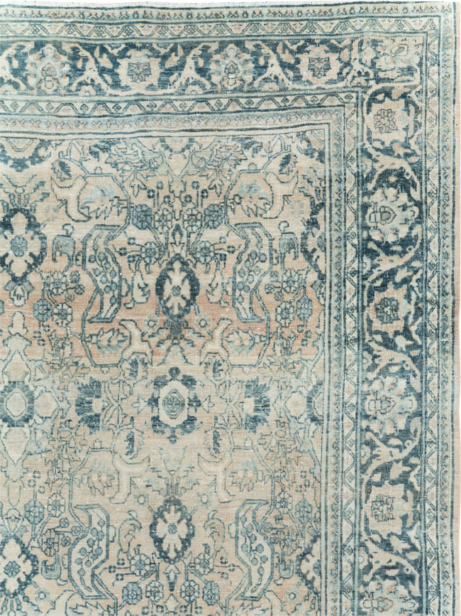Vintage Persian Bidjar Room Size Carpet, No.30905 - Gss