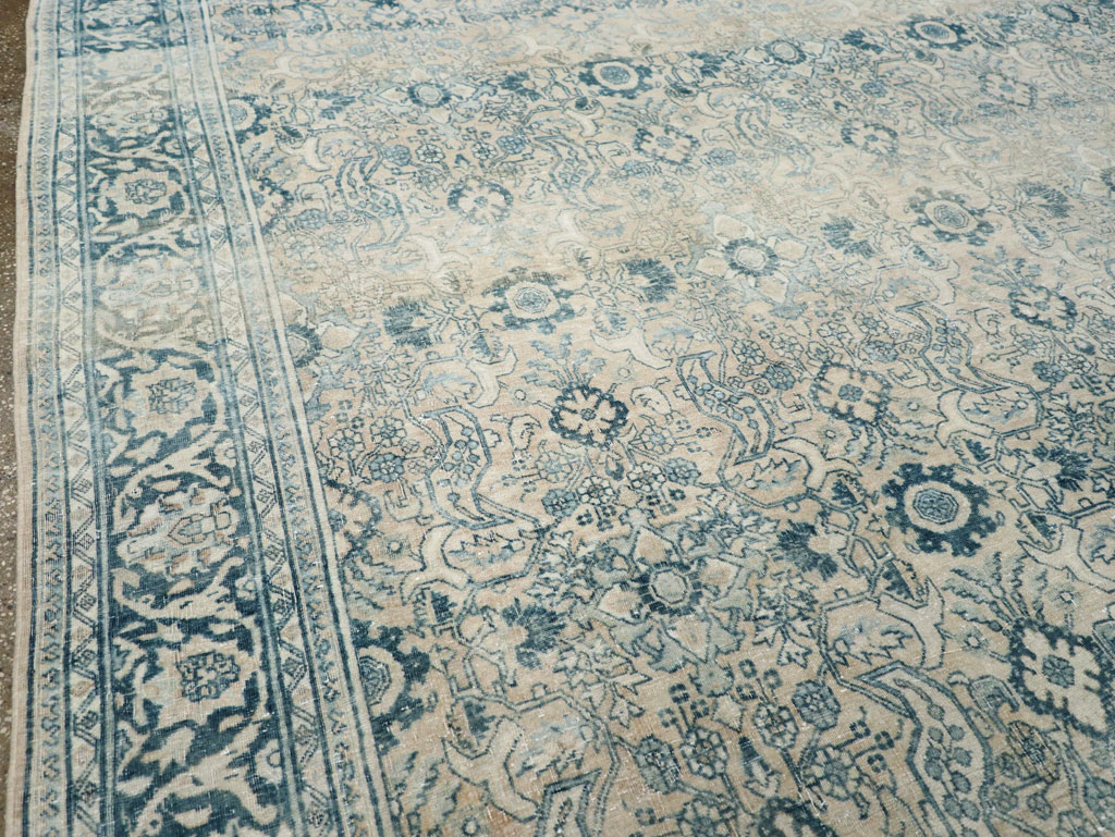 Vintage Persian Bidjar Room Size Carpet, No.30905 - Gss