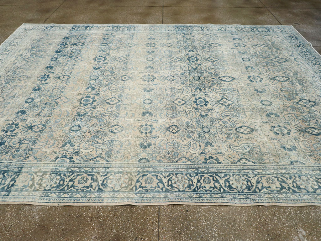 Vintage Persian Bidjar Room Size Carpet, No.30905 - Gss