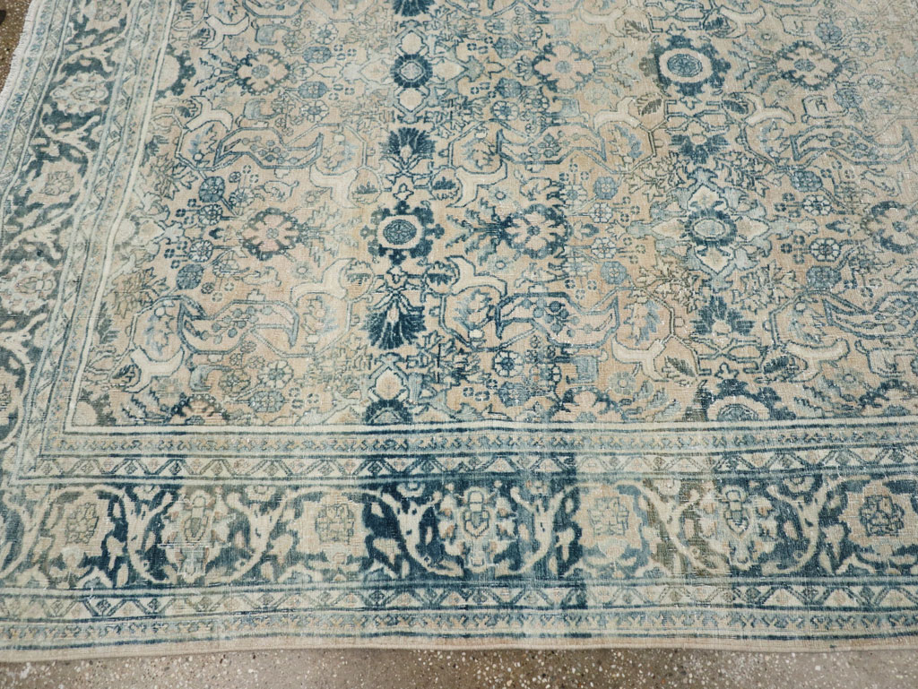 Vintage Persian Bidjar Room Size Carpet, No.30905 - Gss