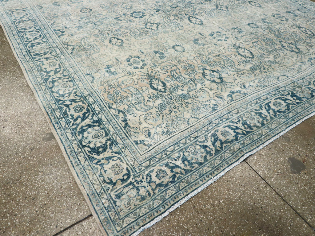 Vintage Persian Bidjar Room Size Carpet, No.30905 - Gss