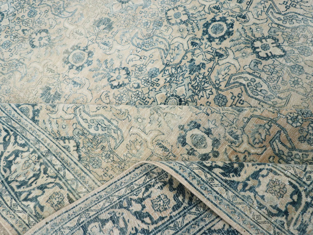 Vintage Persian Bidjar Room Size Carpet, No.30905 - Gss