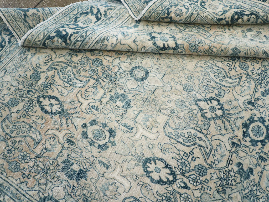 Vintage Persian Bidjar Room Size Carpet, No.30905 - Gss