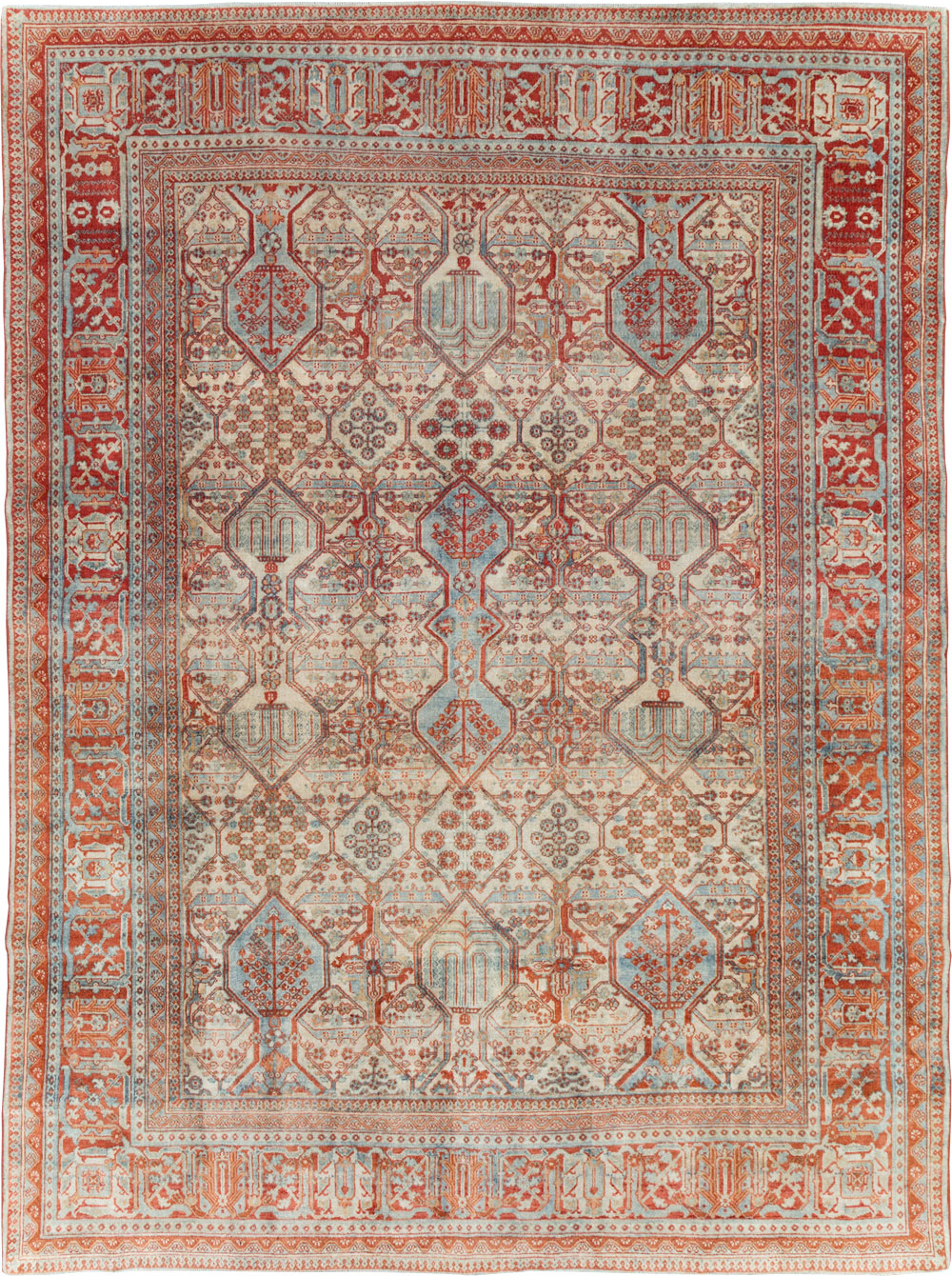 Vintage Persian Joshegan Room Size Carpet, No.30910 - Gss