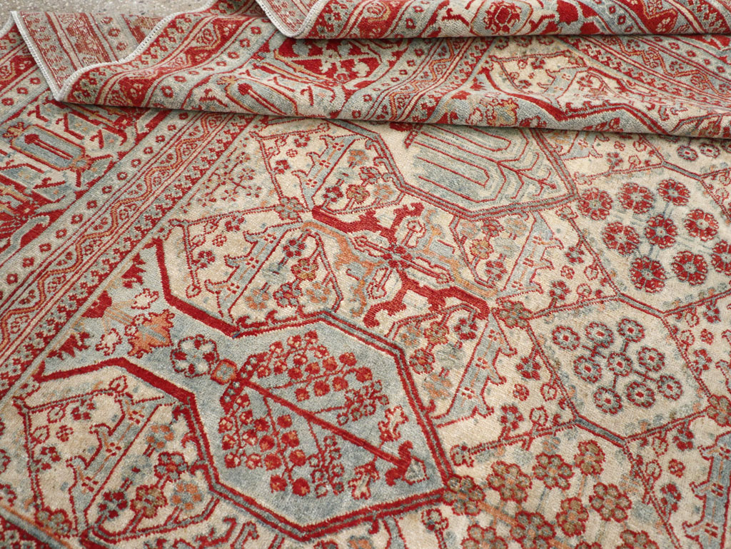 Vintage Persian Joshegan Room Size Carpet, No.30910 - Gss