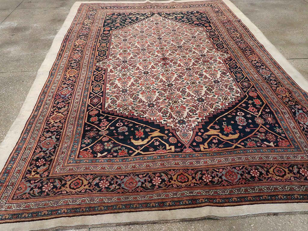 Antique Persian Bidjar Accent Carpet, No.30911 - Gss