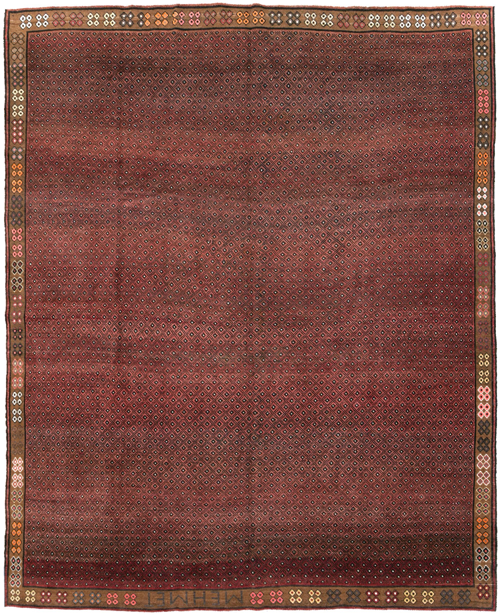 Vintage Turkish Anatolian Small Room Size Carpet, No.30916 - Gss