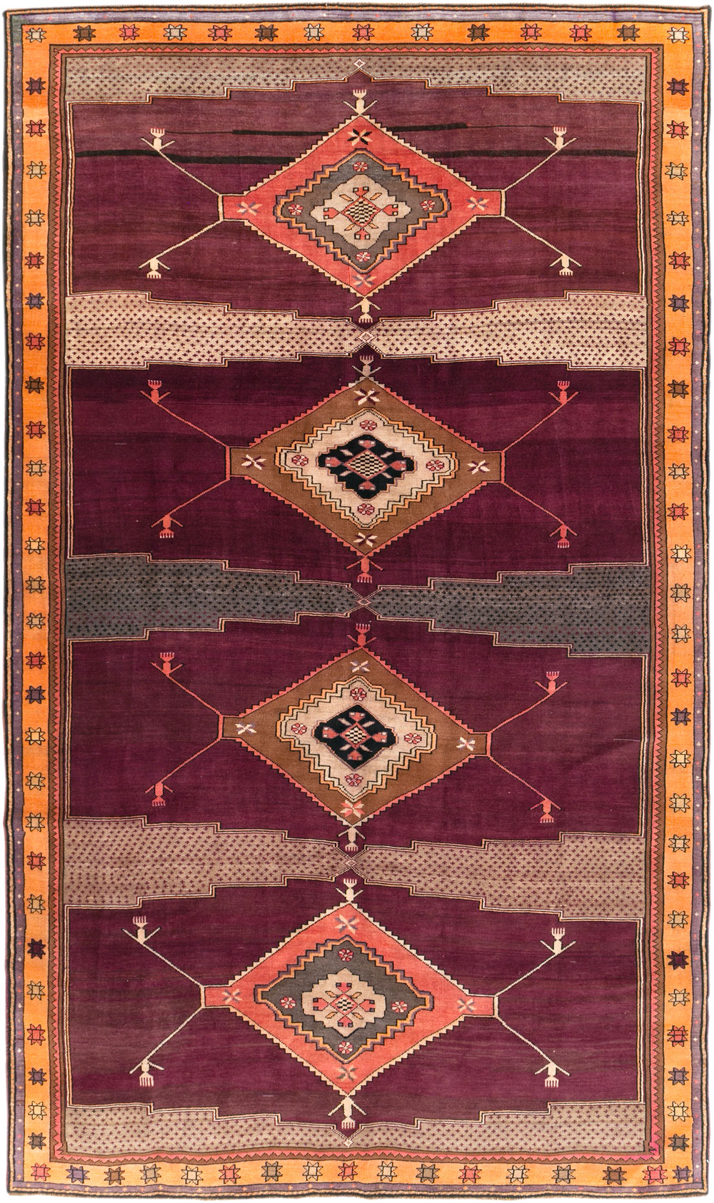 Vintage Turkish Anatolian Carpet, No.30917 - Gss