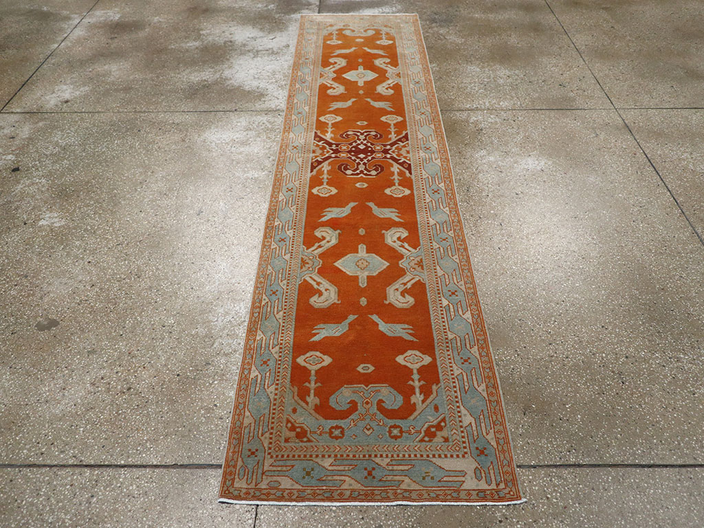Vintage Indian Khotan Runner, No.30918 - Gss