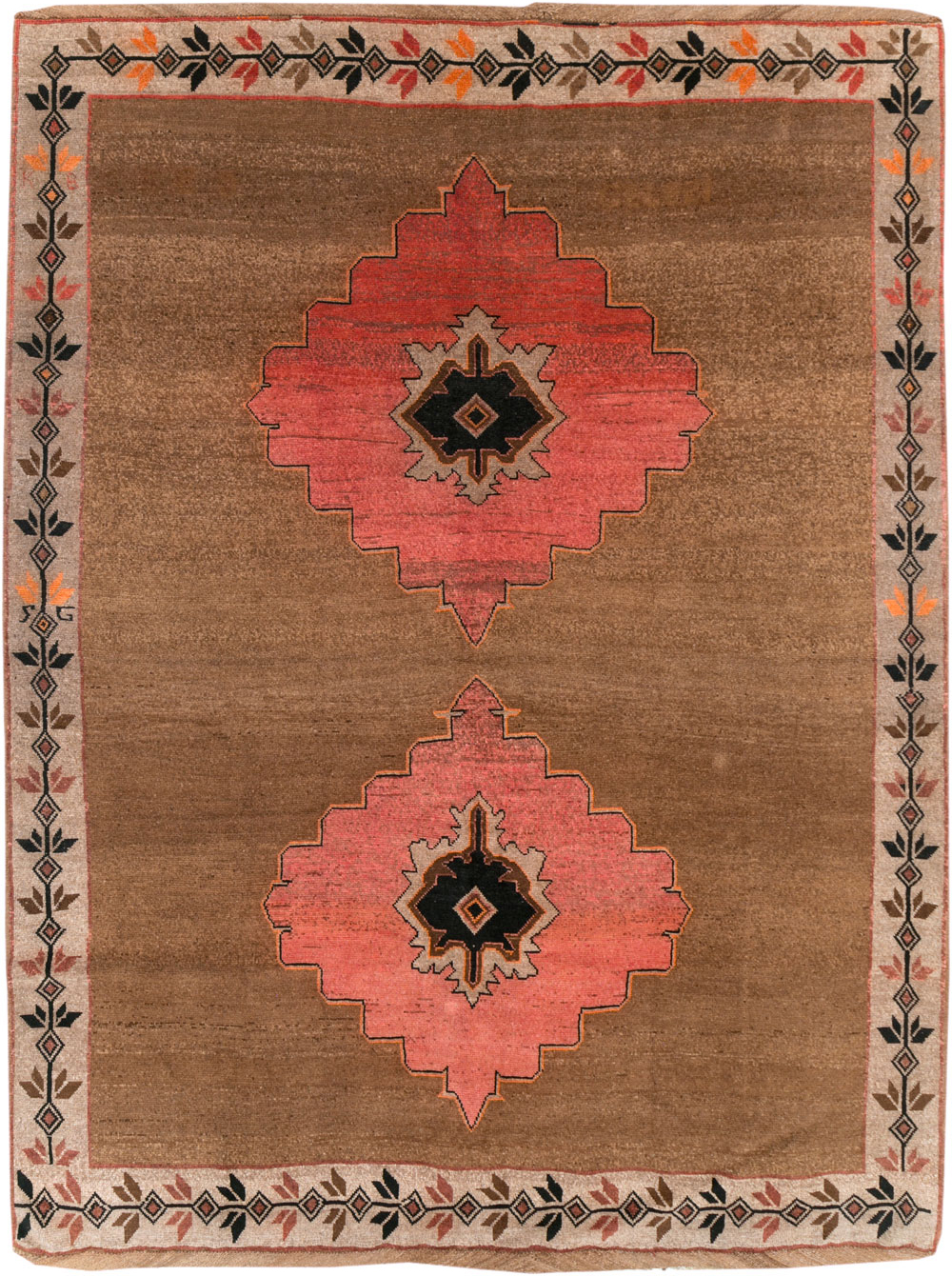 Vintage Turkish Anatolian Room Size Carpet, No.30919 - Gss