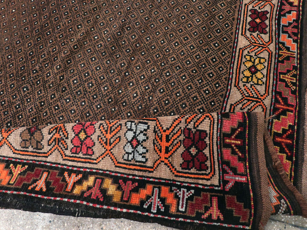 Vintage Turkish Anatolian Gallery Carpet, No.30922 - Gss