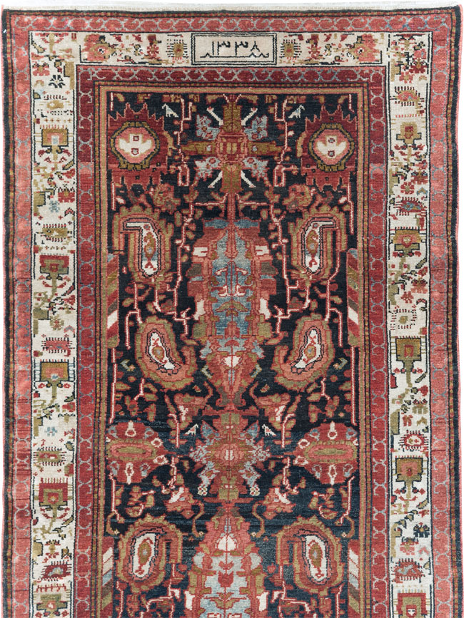 Vintage Persian Malayer Runner, No.30923 - Gss