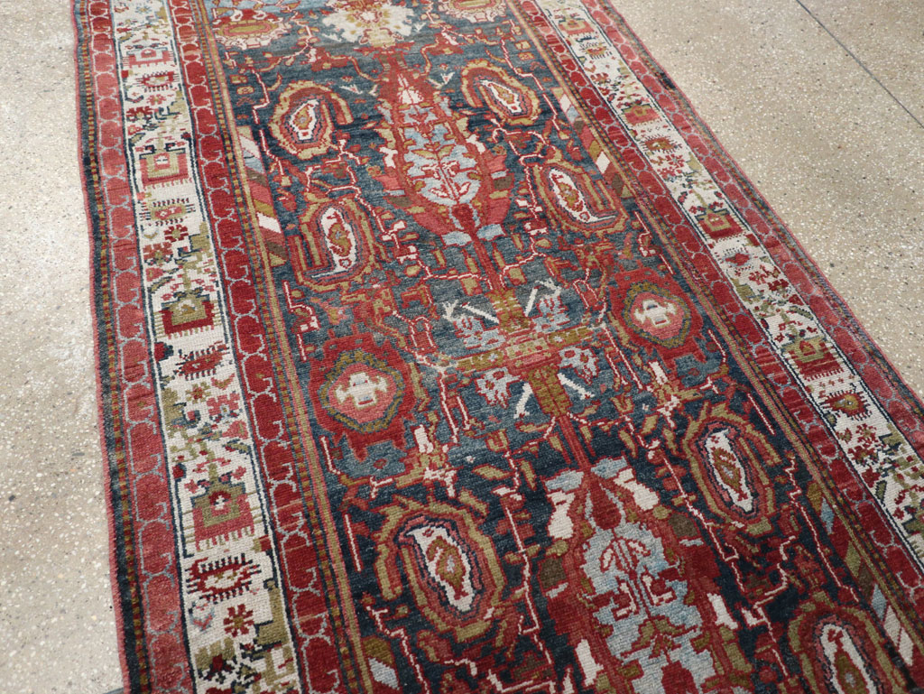 Vintage Persian Malayer Runner, No.30923 - Gss