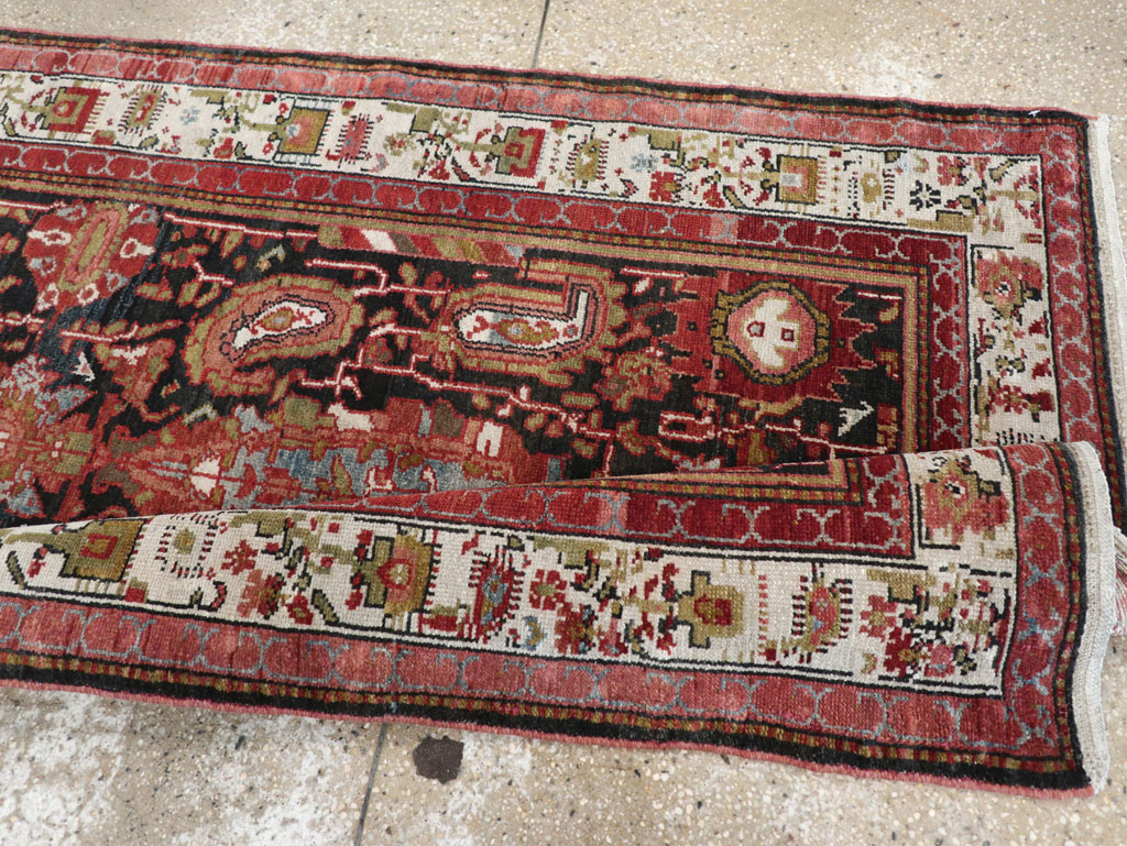 Vintage Persian Malayer Runner, No.30923 - Gss